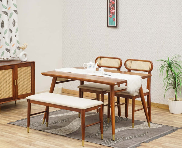 Four seater dining table design sale