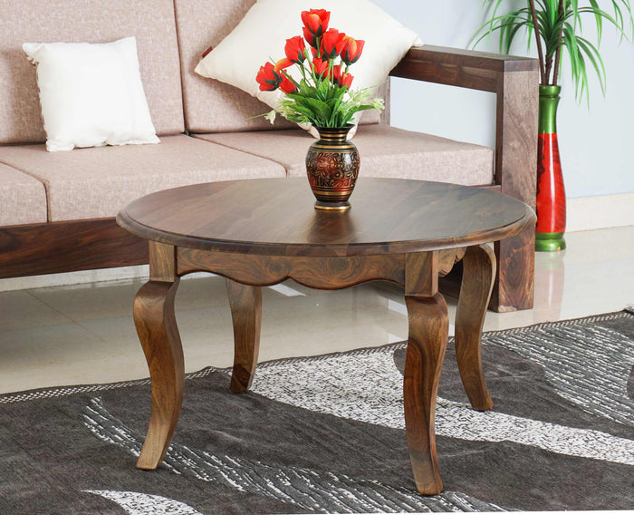 Denmark Sheesham Wood Round Coffee Table Furniselan