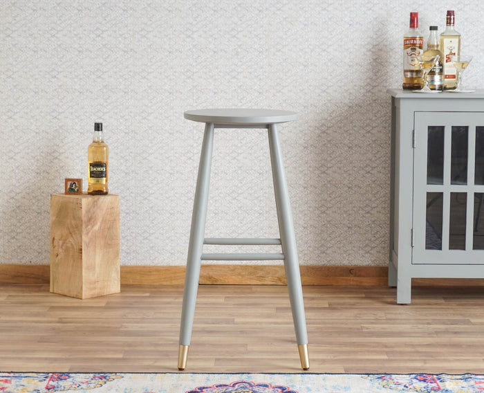 Boston Solid Wood Kitchen Bar Stool Furniselan