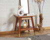 Boston Solid Wood Rattan Cane End Table FurniselanFurniselan