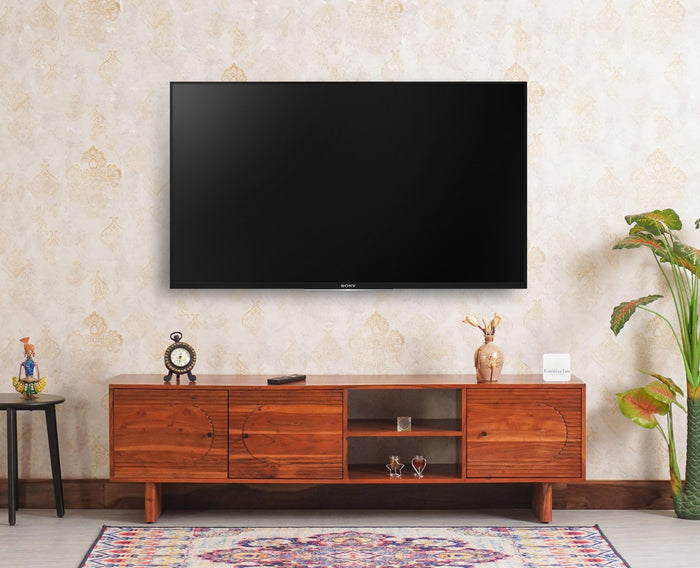 Columbia Solid Wood Tv Cabinet - Tv Cabinet - Furniselan