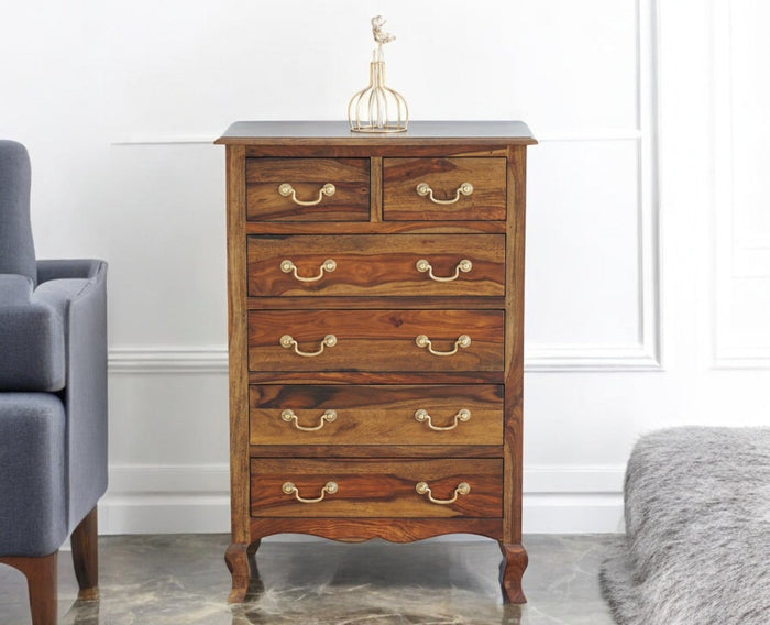 Denmark Solid Wood Chest of Drawer - Furniselan