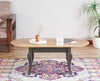 Mumbai Solid Wood Oval Coffee Table - Coffee Table - FurniselanFurniselan