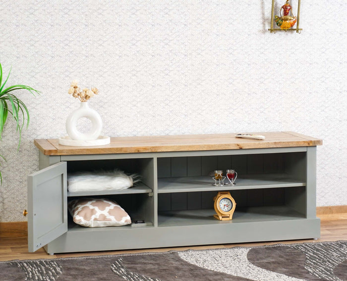 Porto Wooden One Door TV Cabinet Furniselan