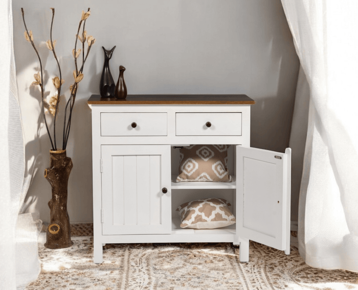 Spain Wooden Two door Sideboard Cabinet Furniselan