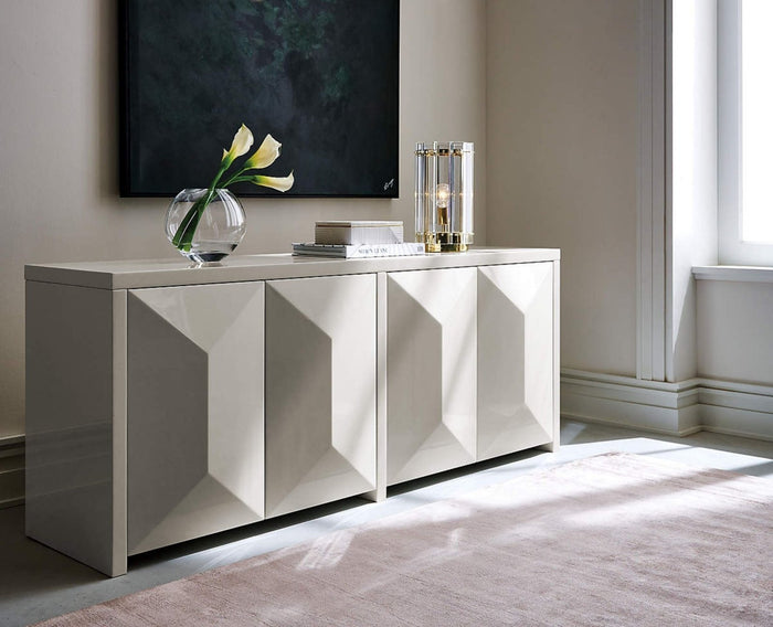 Tirana Solid Wood four Door Sideboard Furniselan