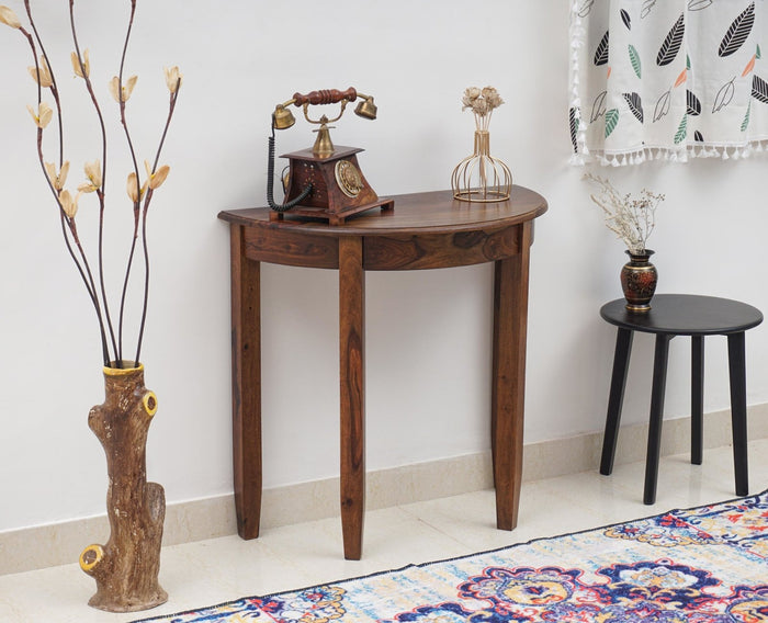 Srinagar Solid Wood Study Table Cum Console Table - Study Table - Furniselan