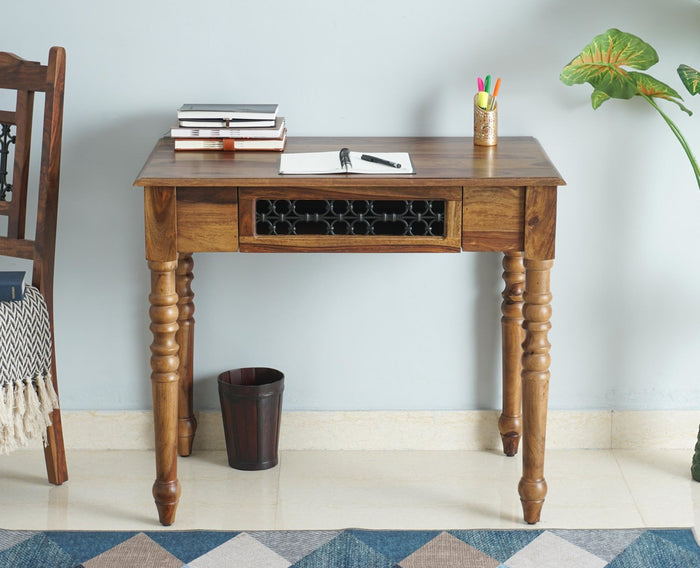 Sweden Sheesham Wood Study Laptop Table - Furniselan