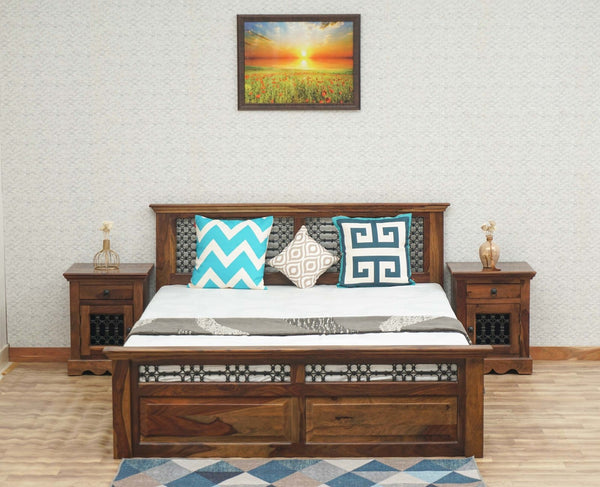 Queen bed on sale online shopping