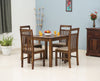 Tehran Sheesham Wood 4 Seater Dining Table Set with 4 Chair for Dining Room - Dining Set - FurniselanFurniselan